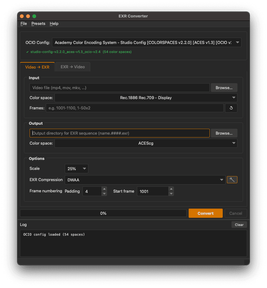 EXR Converter